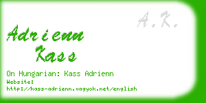 adrienn kass business card